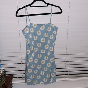 Blue nasty gal dress! Size 2 super cute!! Hugs in all the right places